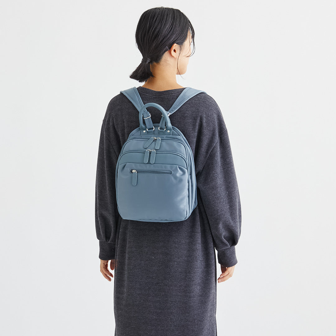 ZAZA はっ水ナイロンリュック小 EL5549