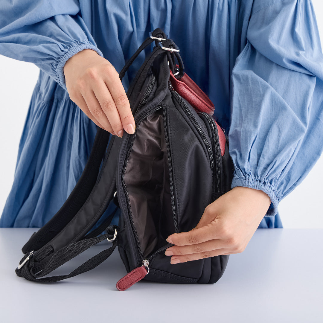 ZAZA はっ水ナイロンリュック小 EL5549