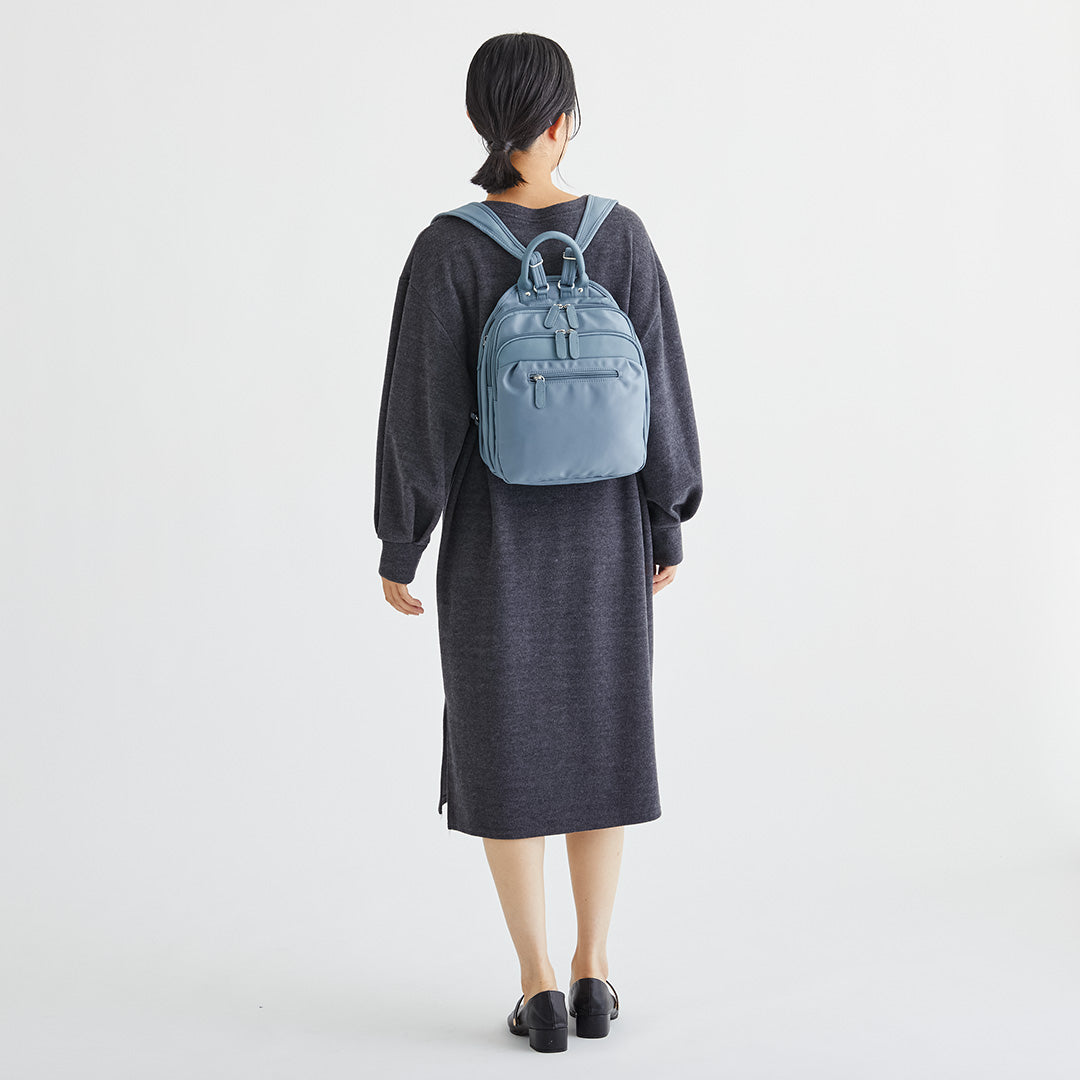 ZAZA はっ水ナイロンリュック小 EL5549