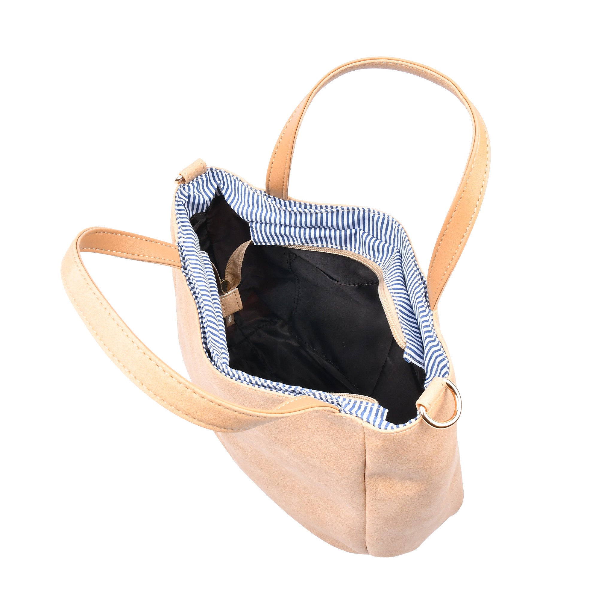 合皮2wayハンドバッグの内側収納