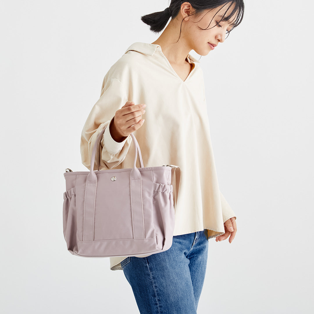 ギャザーポケット2wayハンドバッグ EL7201