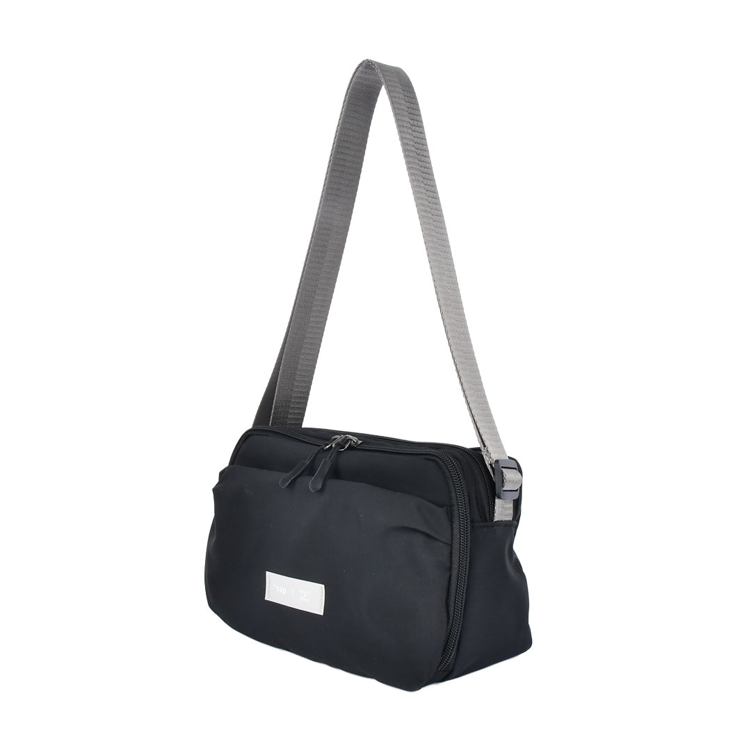 *nap コンパクト3層ショルダーバッグ/デイリー/お出かけ/ショルダーバッグ/コンパクトバッグ/ナイロン/はっ水/軽量/多収納