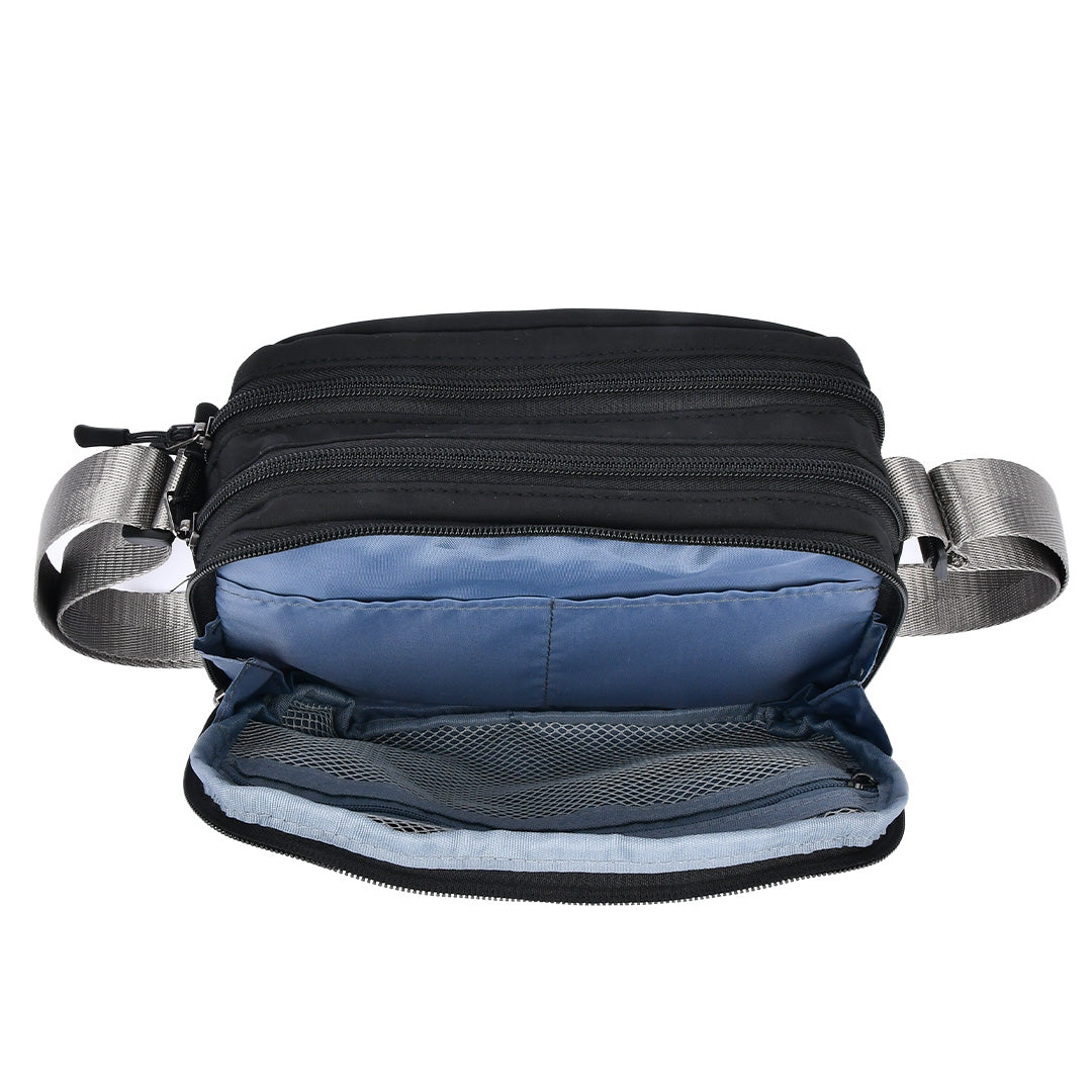 *nap コンパクト3層ショルダーバッグ 内側ポケット/デイリー/お出かけ/ショルダーバッグ/コンパクトバッグ/ナイロン/はっ水/軽量/多収納