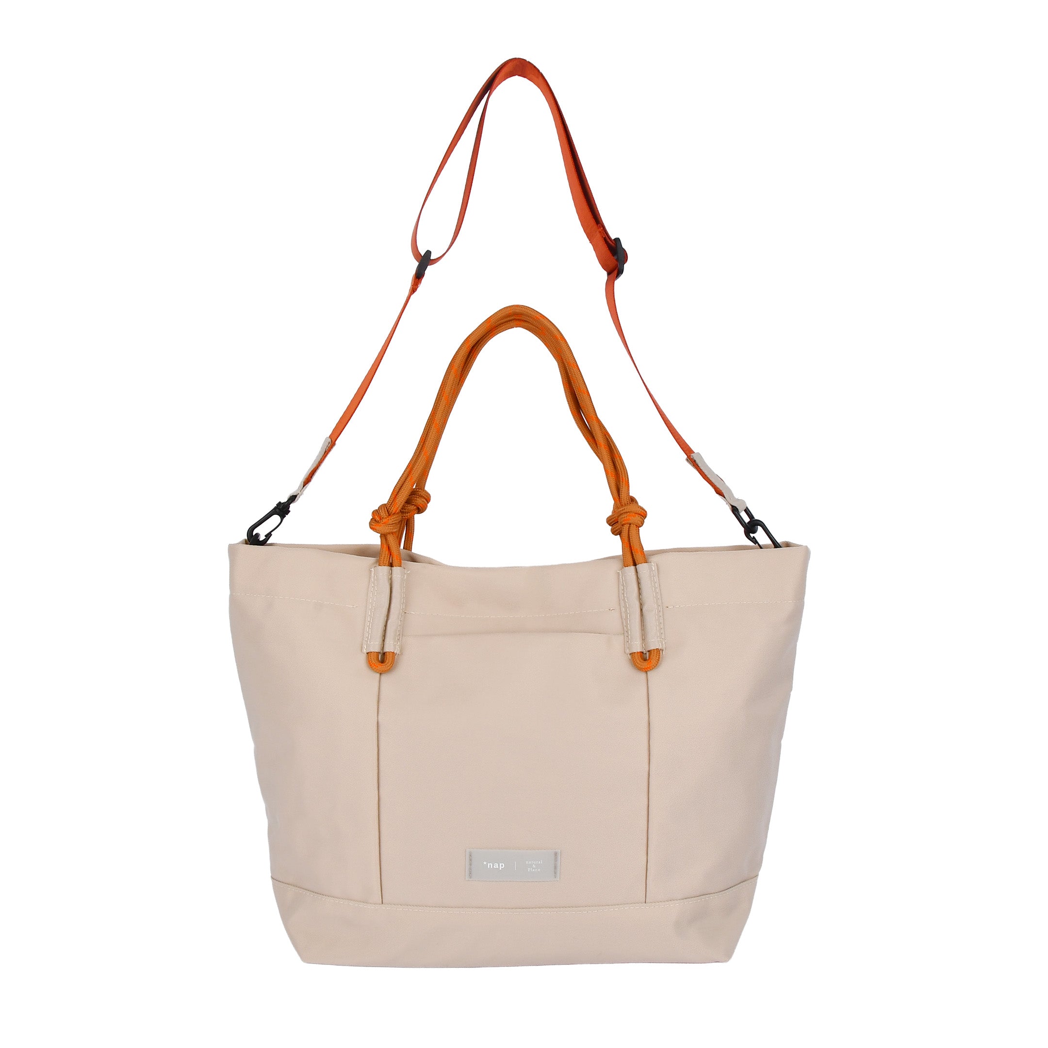 *nap ロープハンドル2wayハンドバッグ/通勤/デイリー/お出かけ/2way/ナイロン/A4対応/はっ水/軽量/ショルダーベルト付き