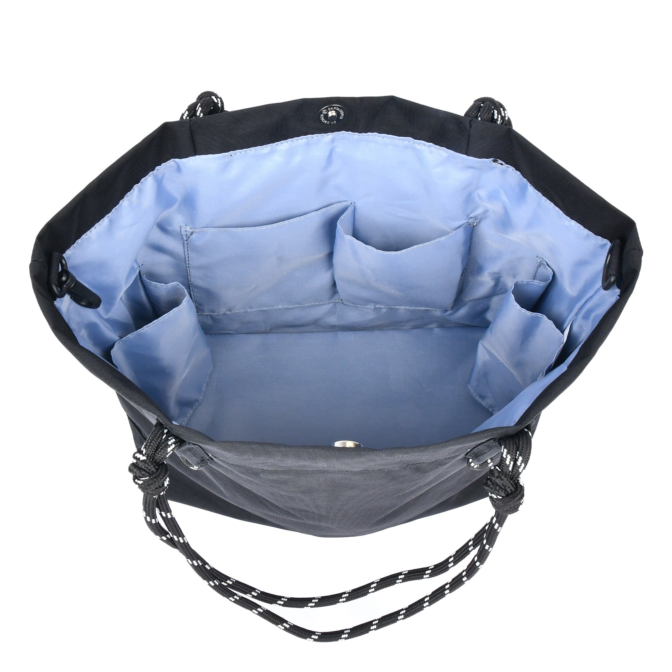 *nap ロープハンドル2wayハンドバッグ/通勤/デイリー/お出かけ/2way/ナイロン/A4対応/はっ水/軽量/ショルダーベルト付き