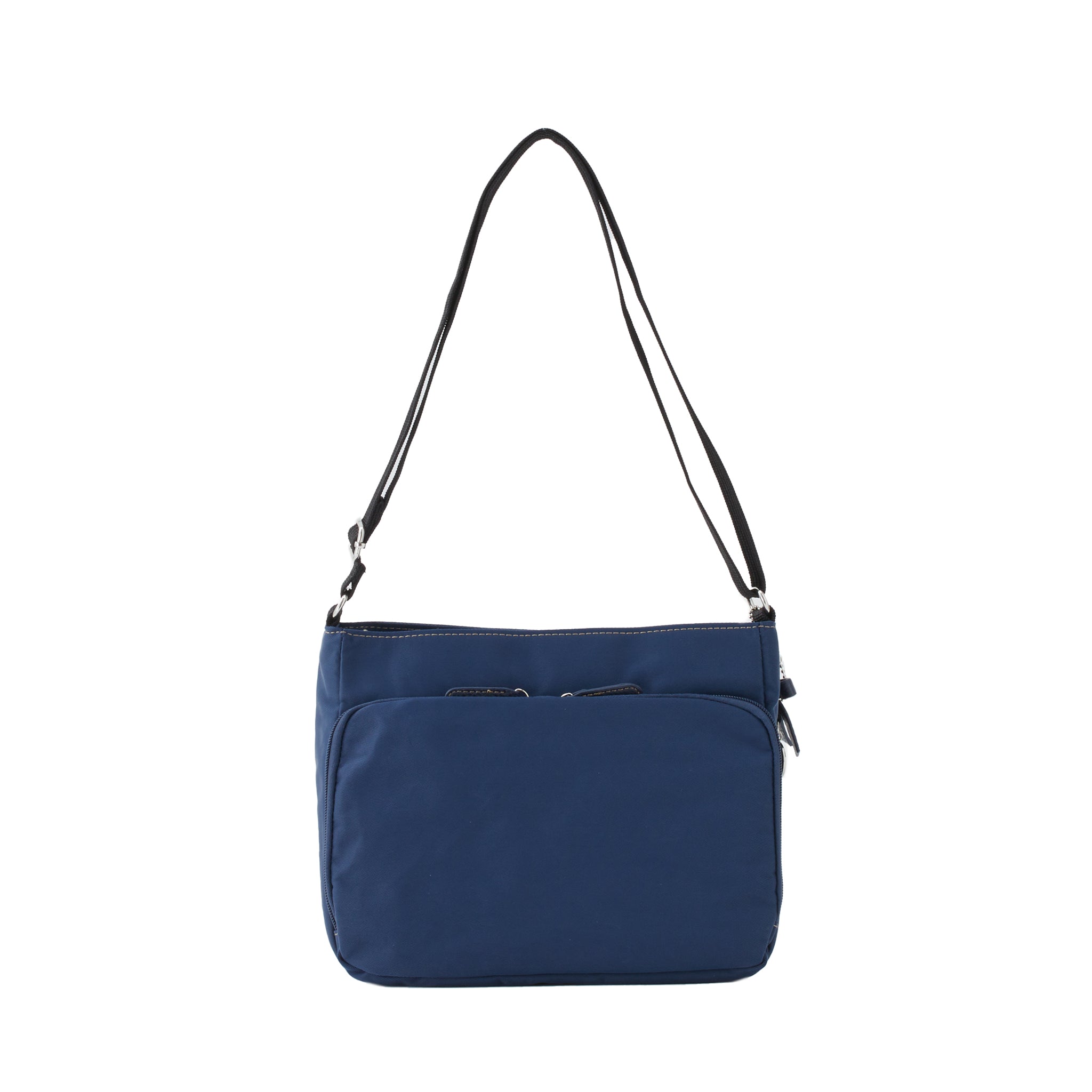 シワナイロンリボン猫チャーム付きショルダーバッグ 後ろ