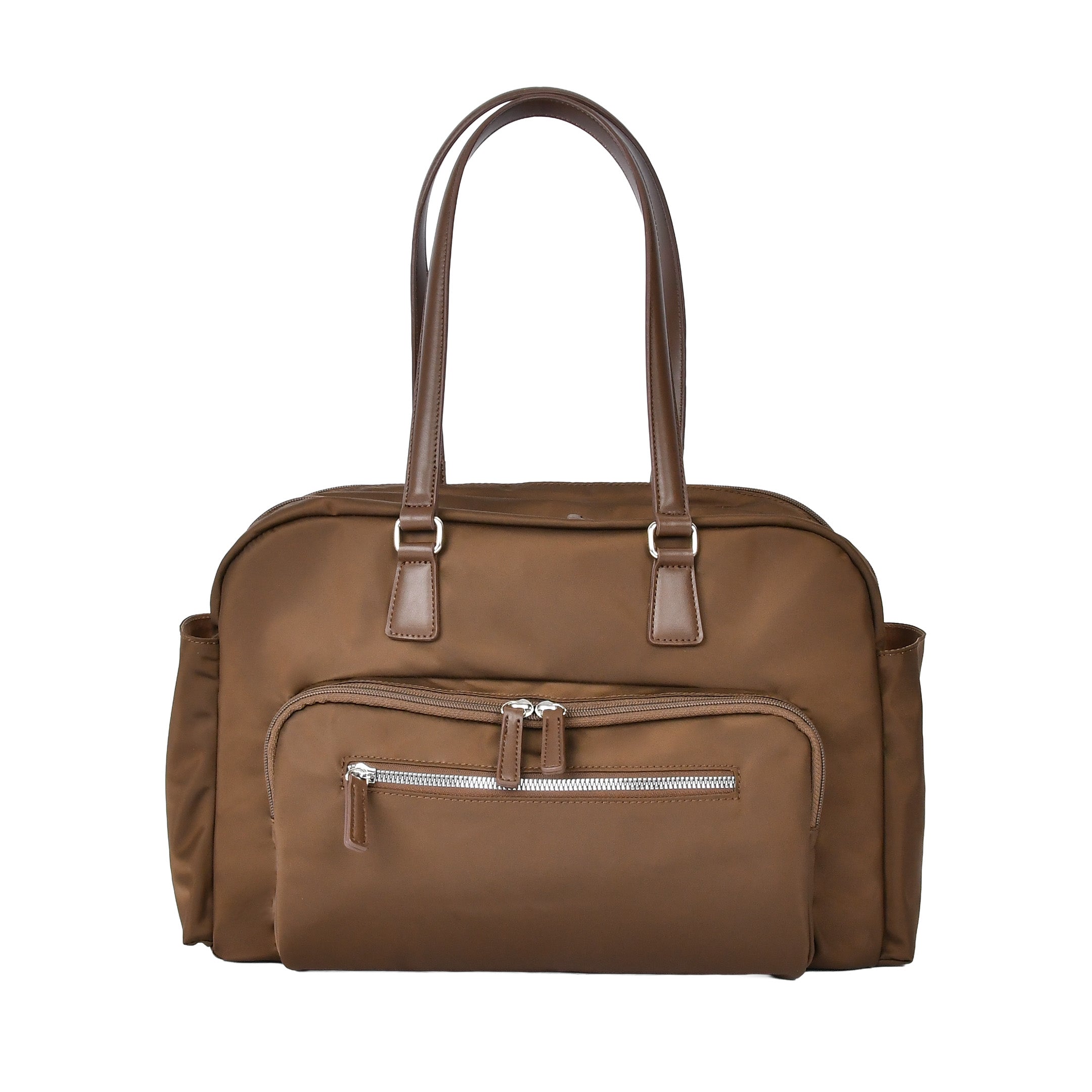 PCポケット付き多収納トートバッグ 通勤・旅行・ギフトに レディース