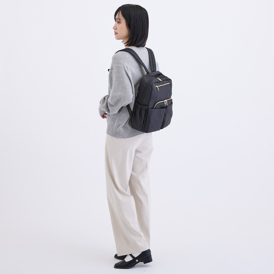 時短バッグ Wポケットナイロンリュック EL5486