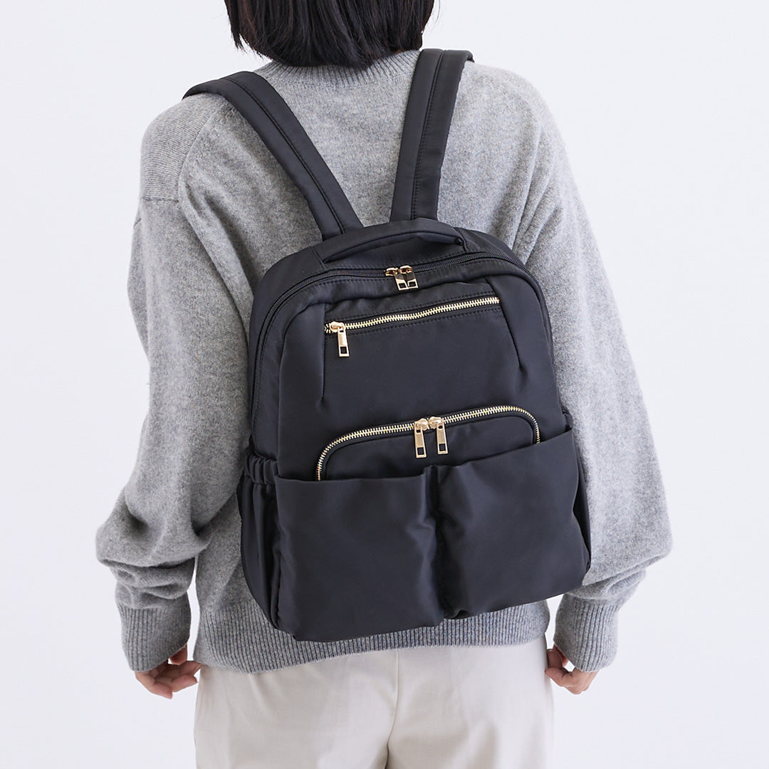 時短バッグ Wポケットナイロンリュック EL5486